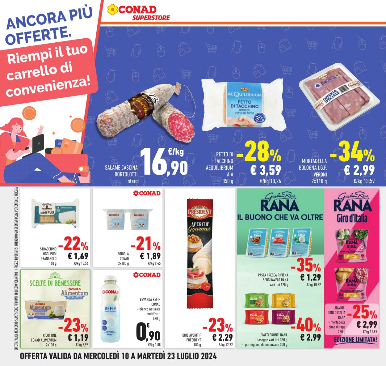 Volantino Conad 10.07.2024 - 23.07.2024