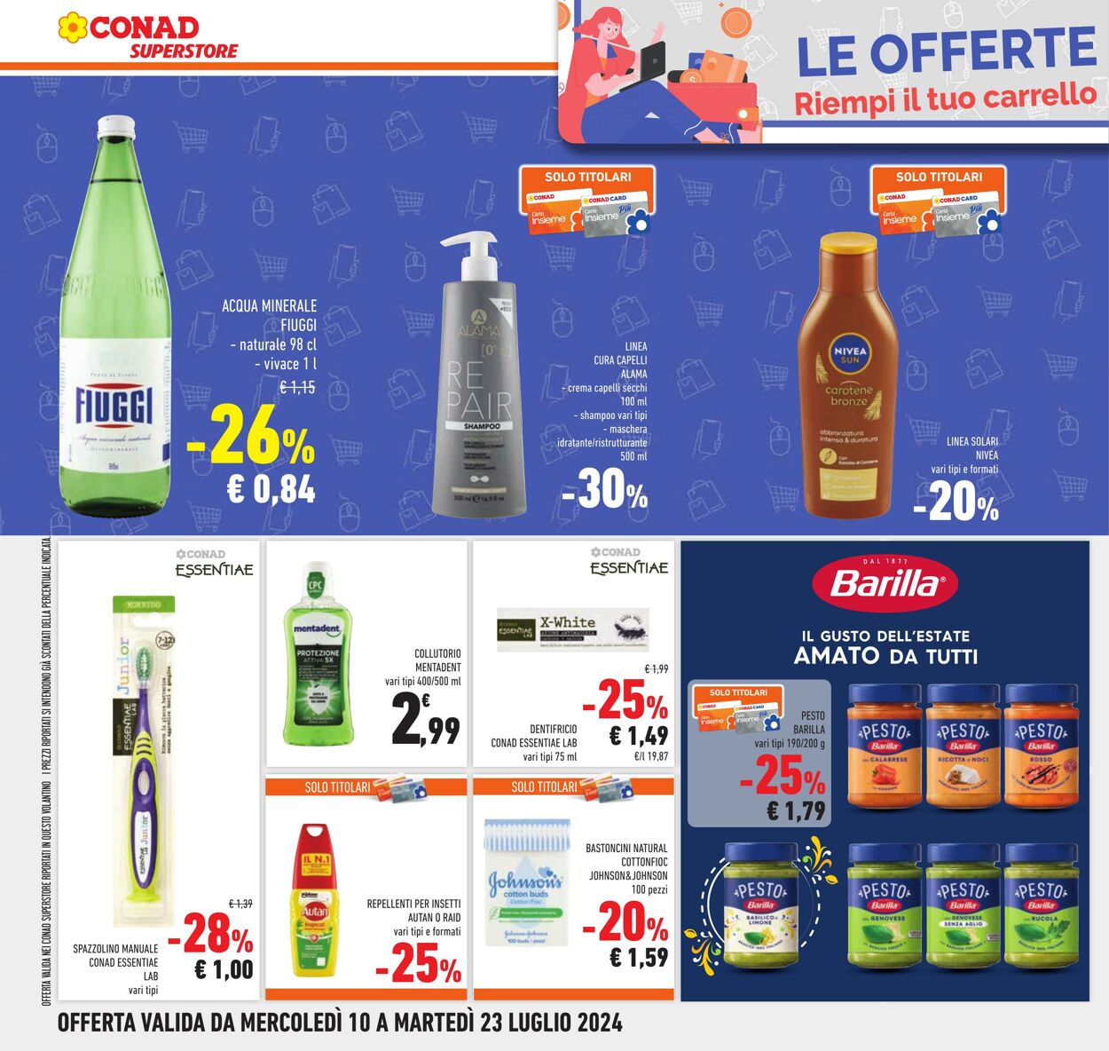 Volantino Conad 10.07.2024 - 23.07.2024