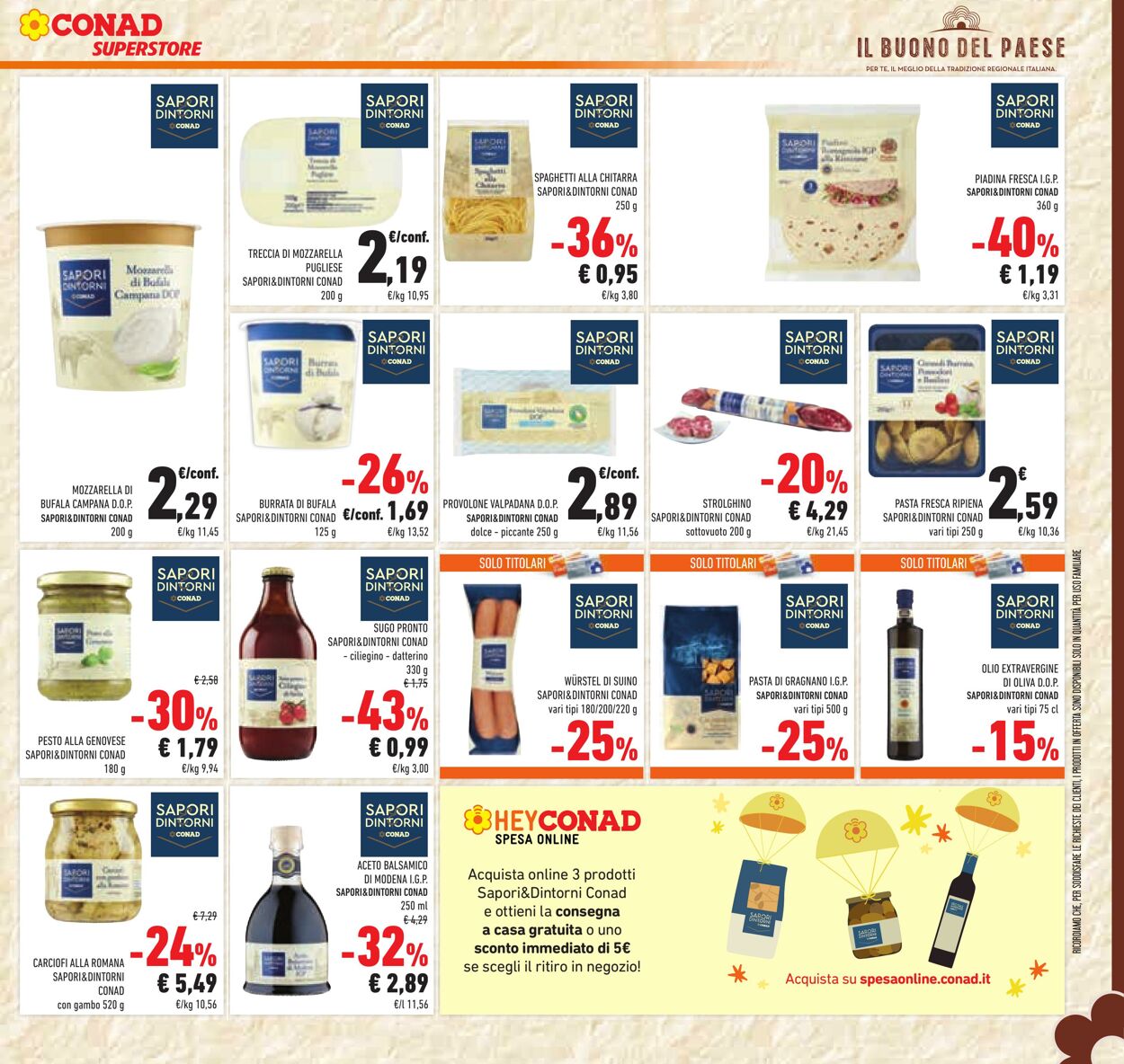 Volantino Conad 10.07.2024 - 23.07.2024