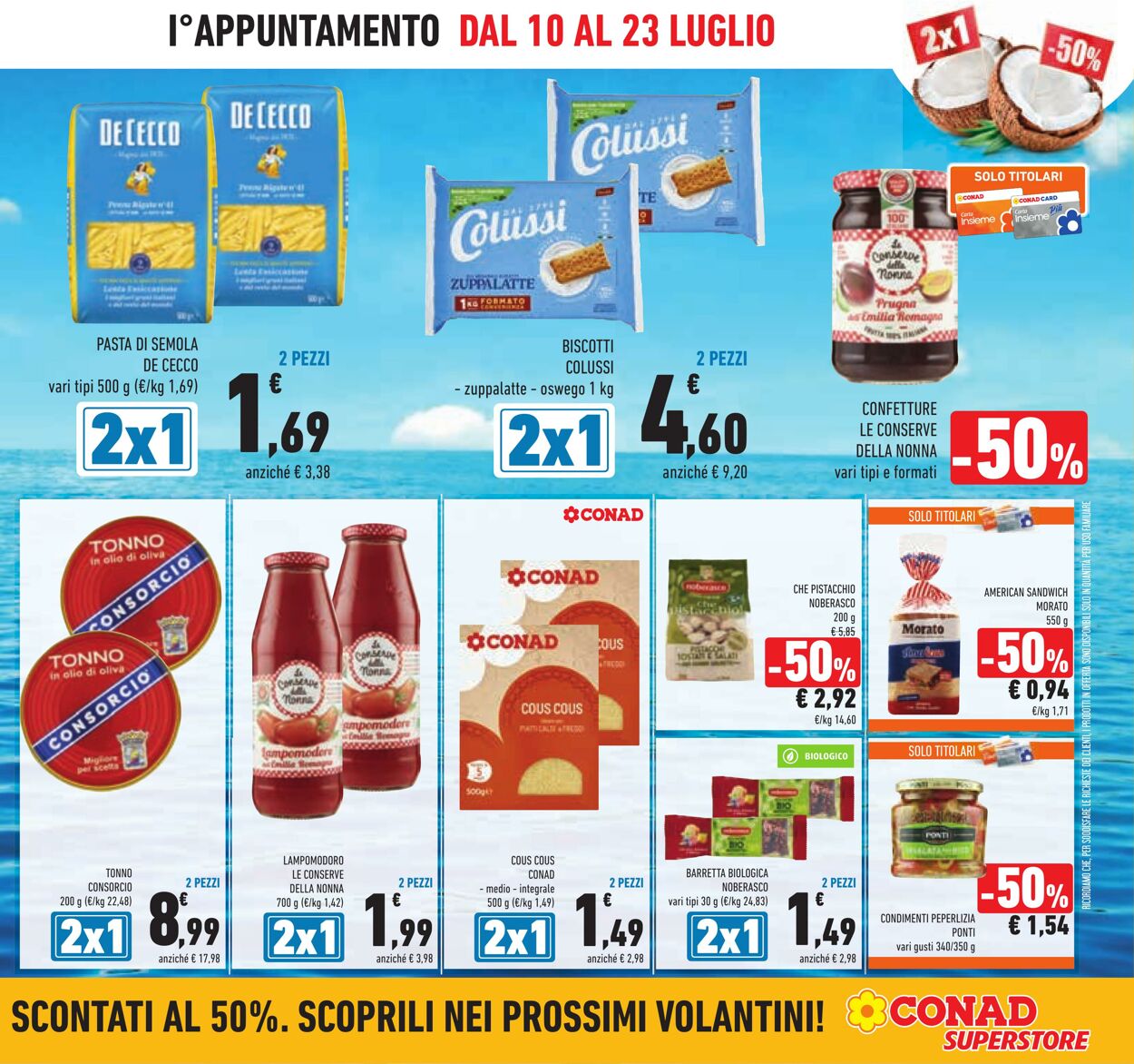 Volantino Conad 10.07.2024 - 23.07.2024