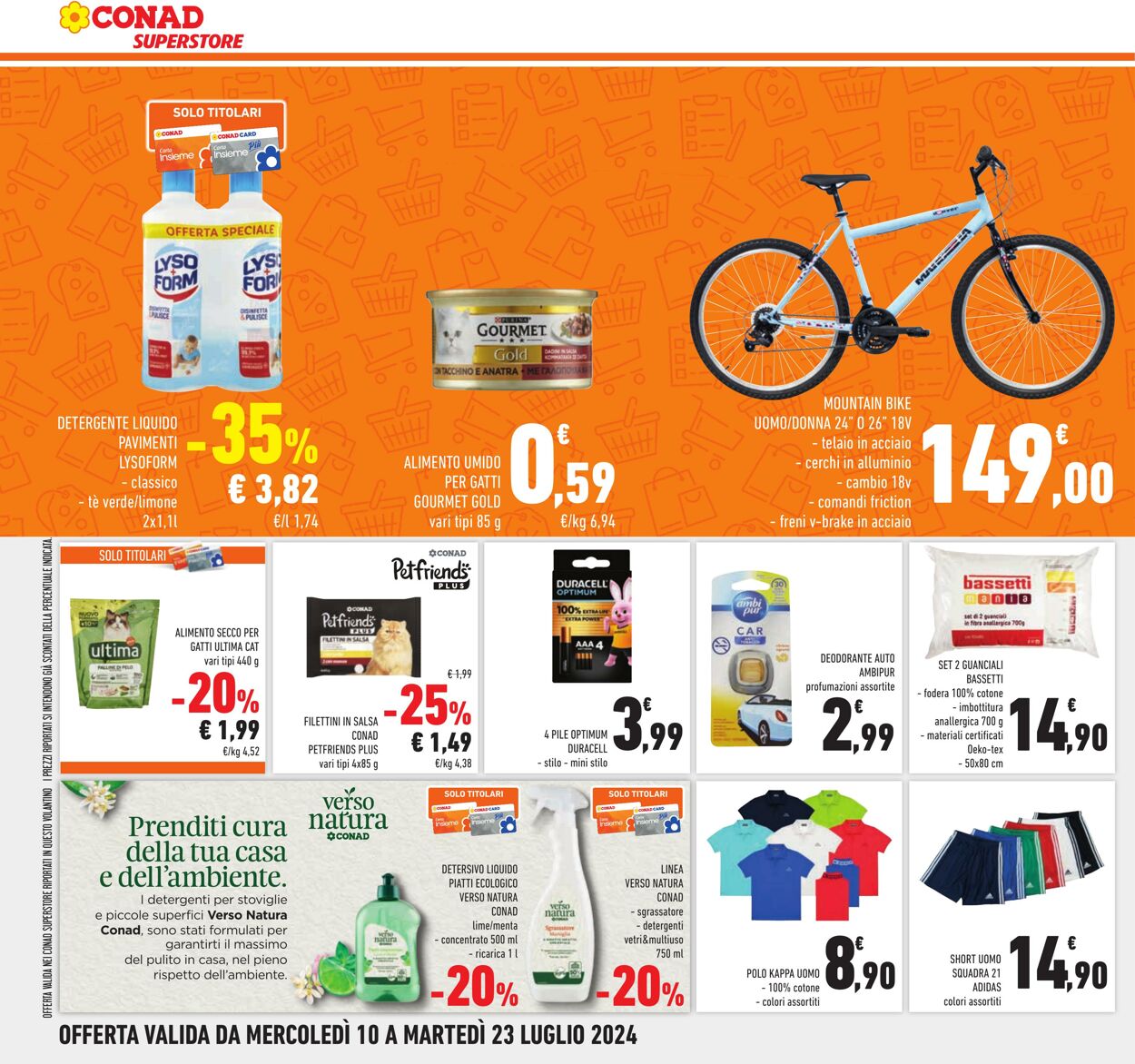 Volantino Conad 10.07.2024 - 23.07.2024