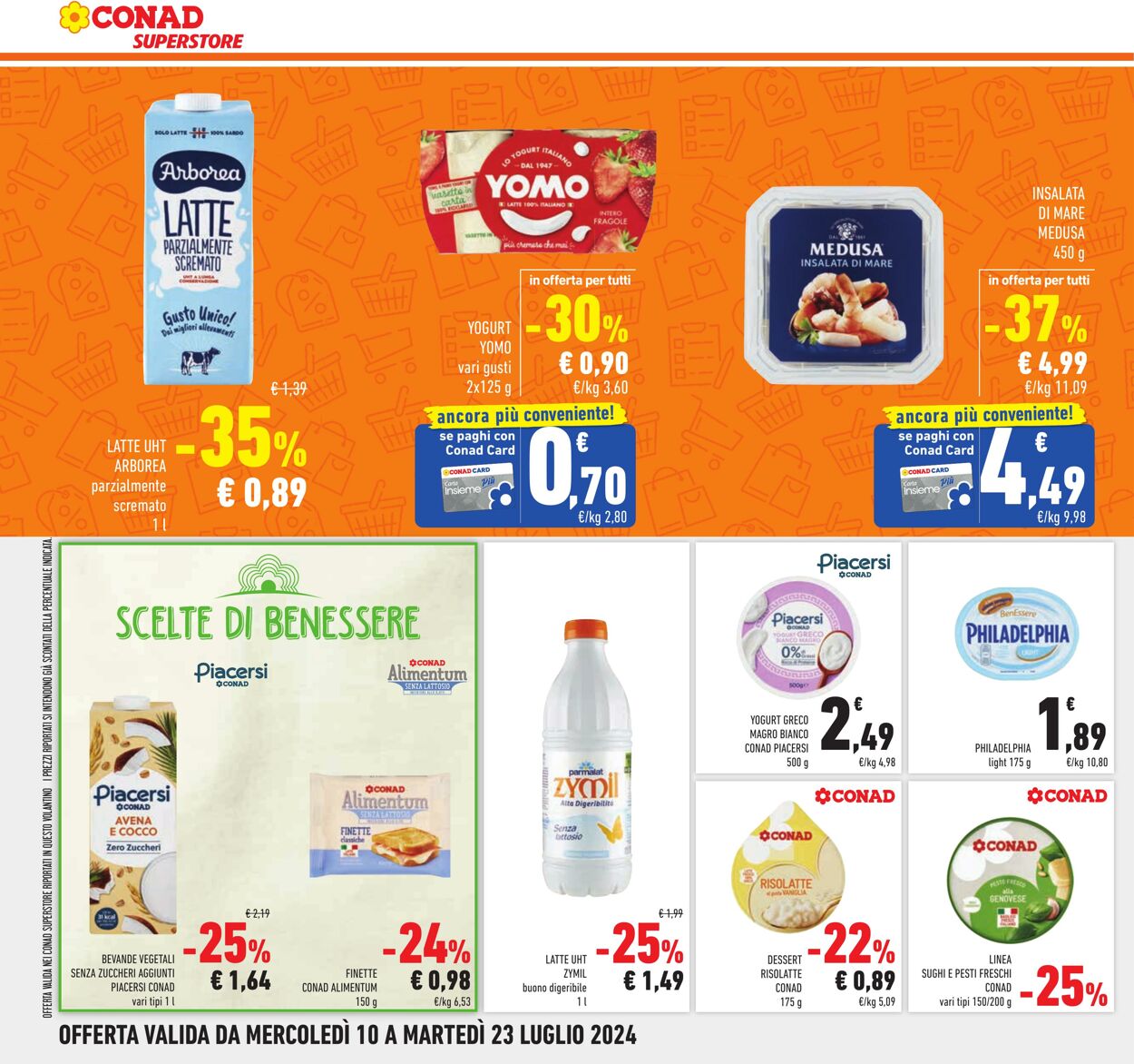 Volantino Conad 10.07.2024 - 23.07.2024