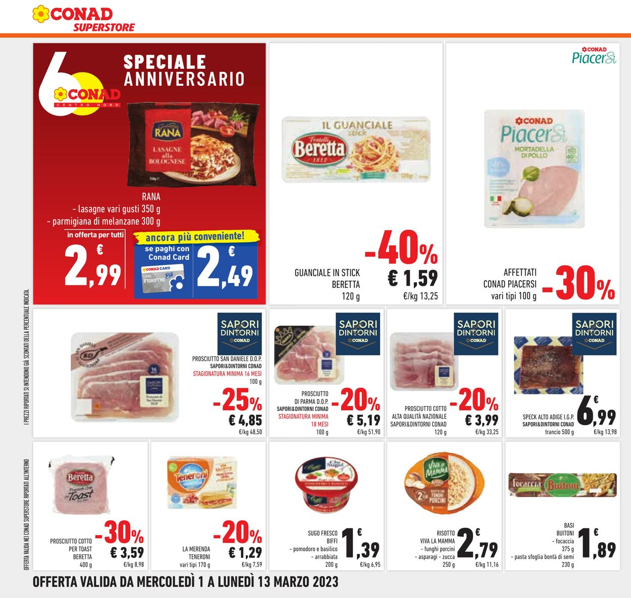 Volantino Conad 01.02.2023 - 13.03.2023