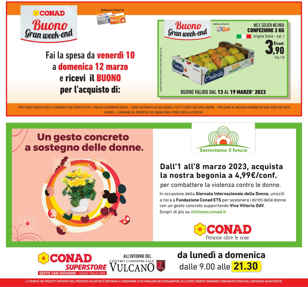 Volantino Conad 01.02.2023 - 13.03.2023