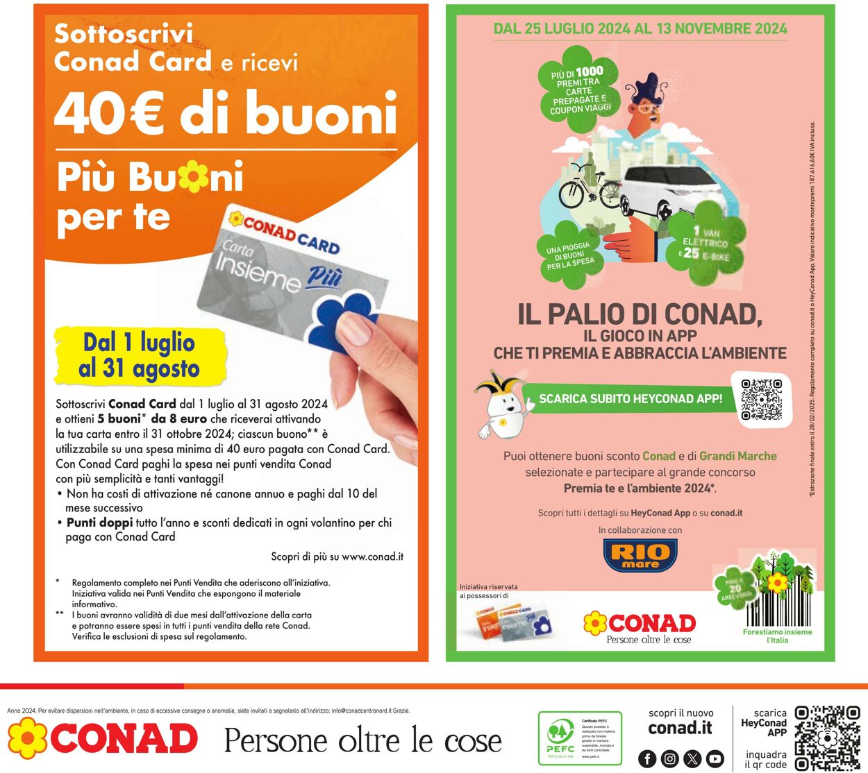 Volantino Conad 07.07.2024 - 20.08.2024