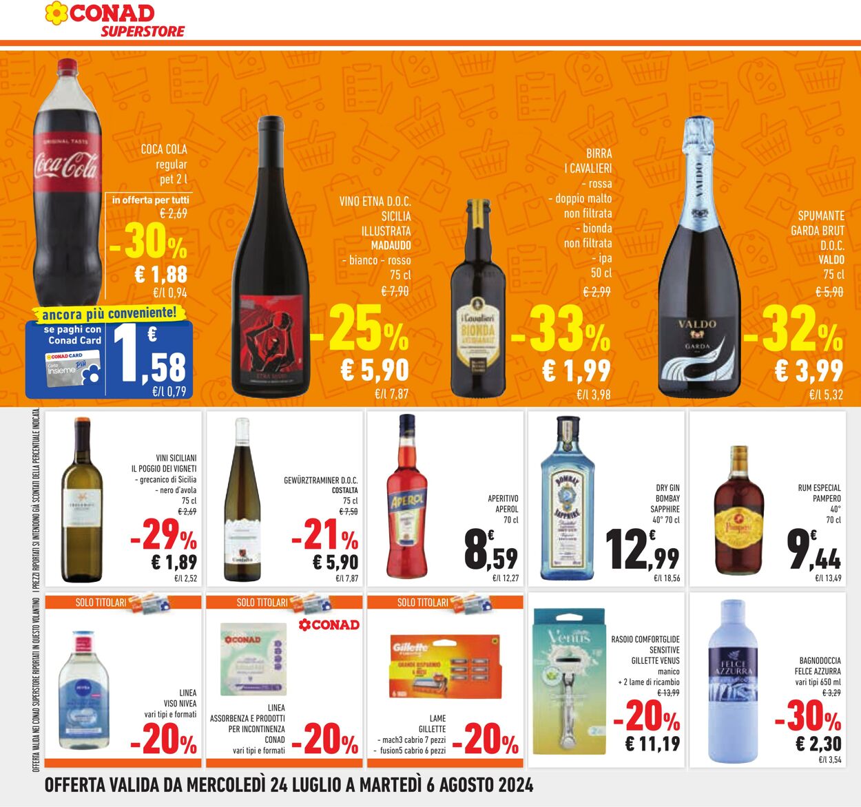 Volantino Conad 07.07.2024 - 20.08.2024