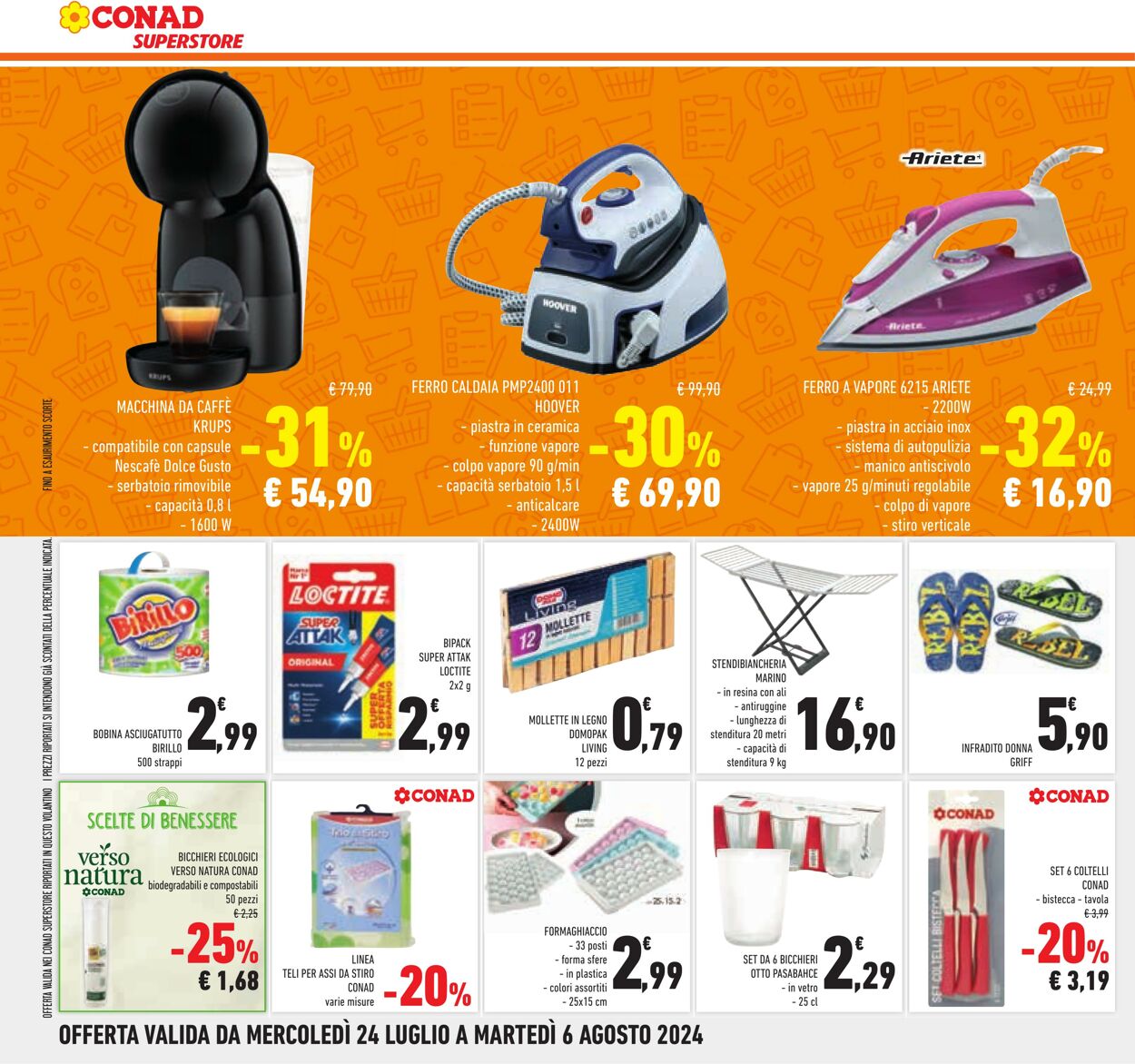 Volantino Conad 07.07.2024 - 20.08.2024