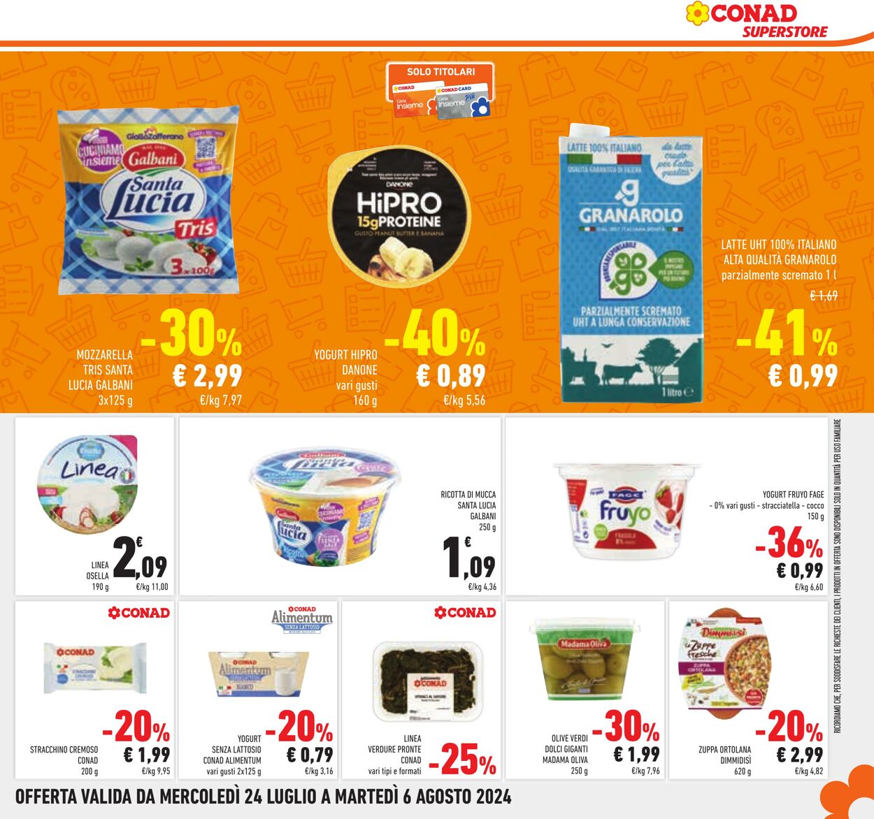 Volantino Conad 07.07.2024 - 20.08.2024