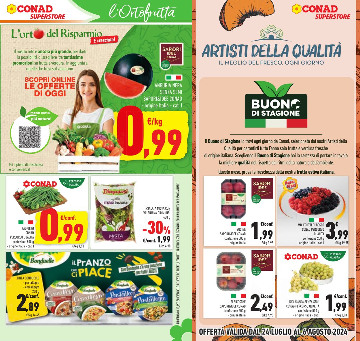 Volantino Conad 07.07.2024 - 20.08.2024