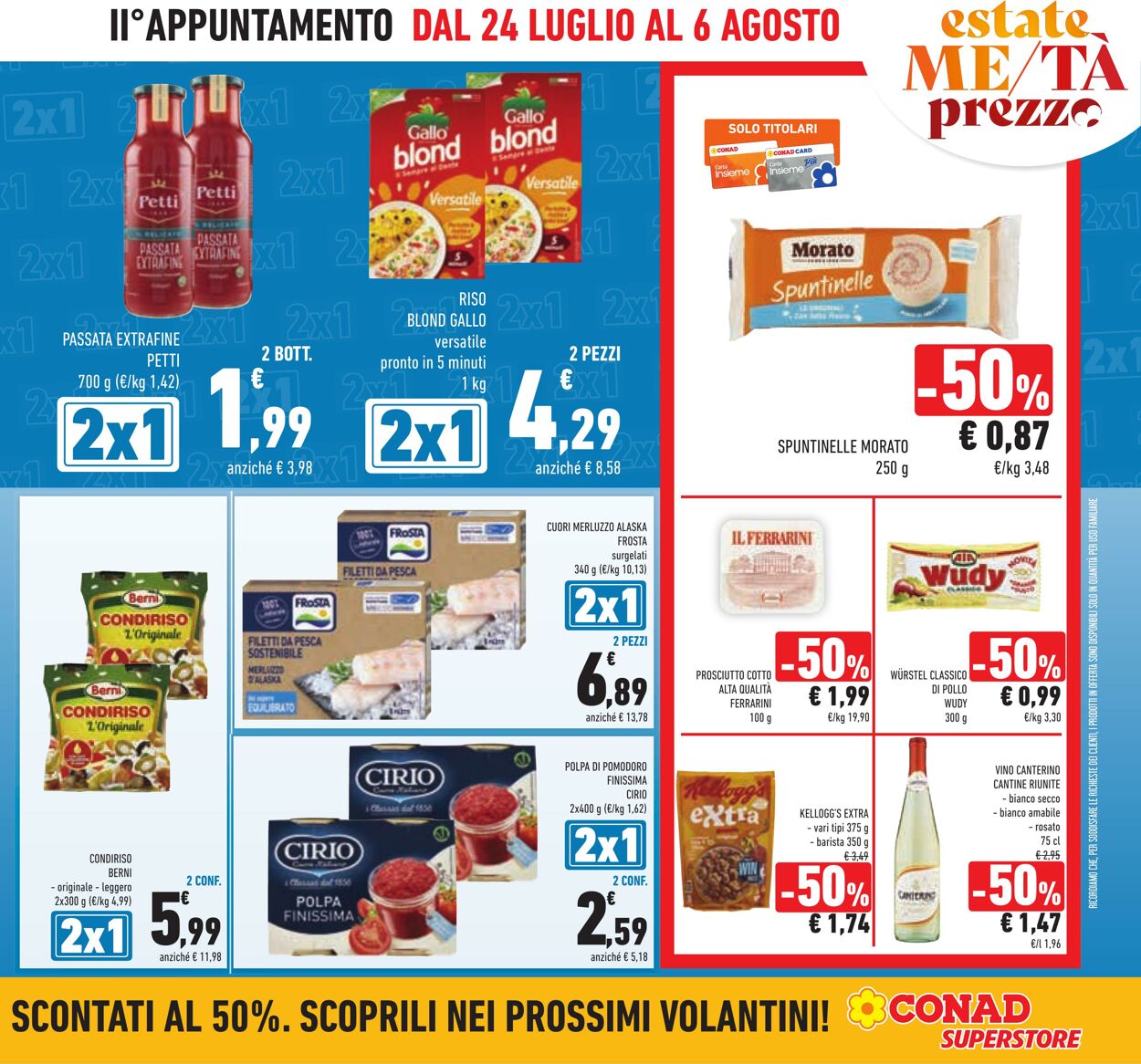 Volantino Conad 07.07.2024 - 20.08.2024