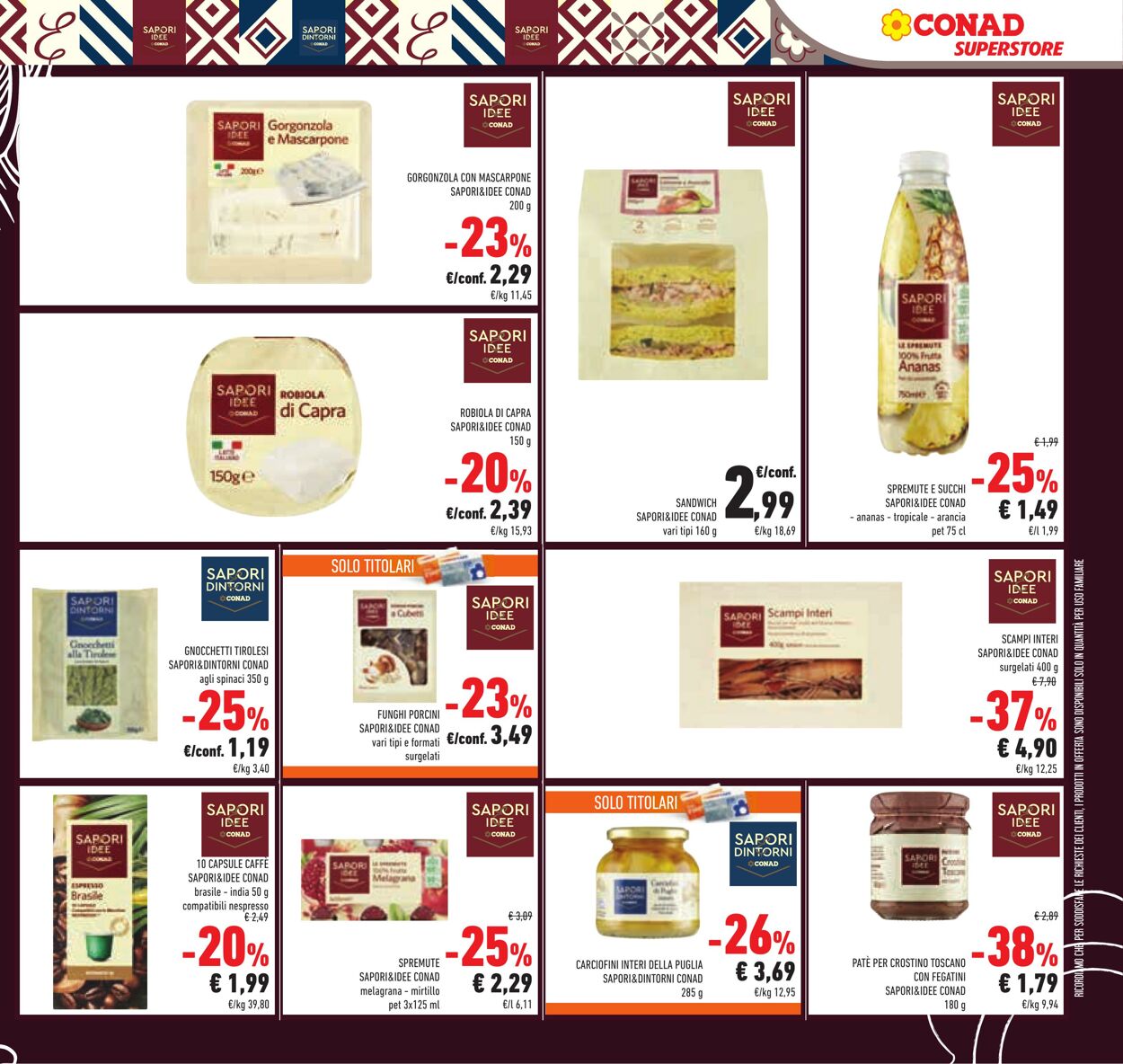 Volantino Conad 07.07.2024 - 20.08.2024