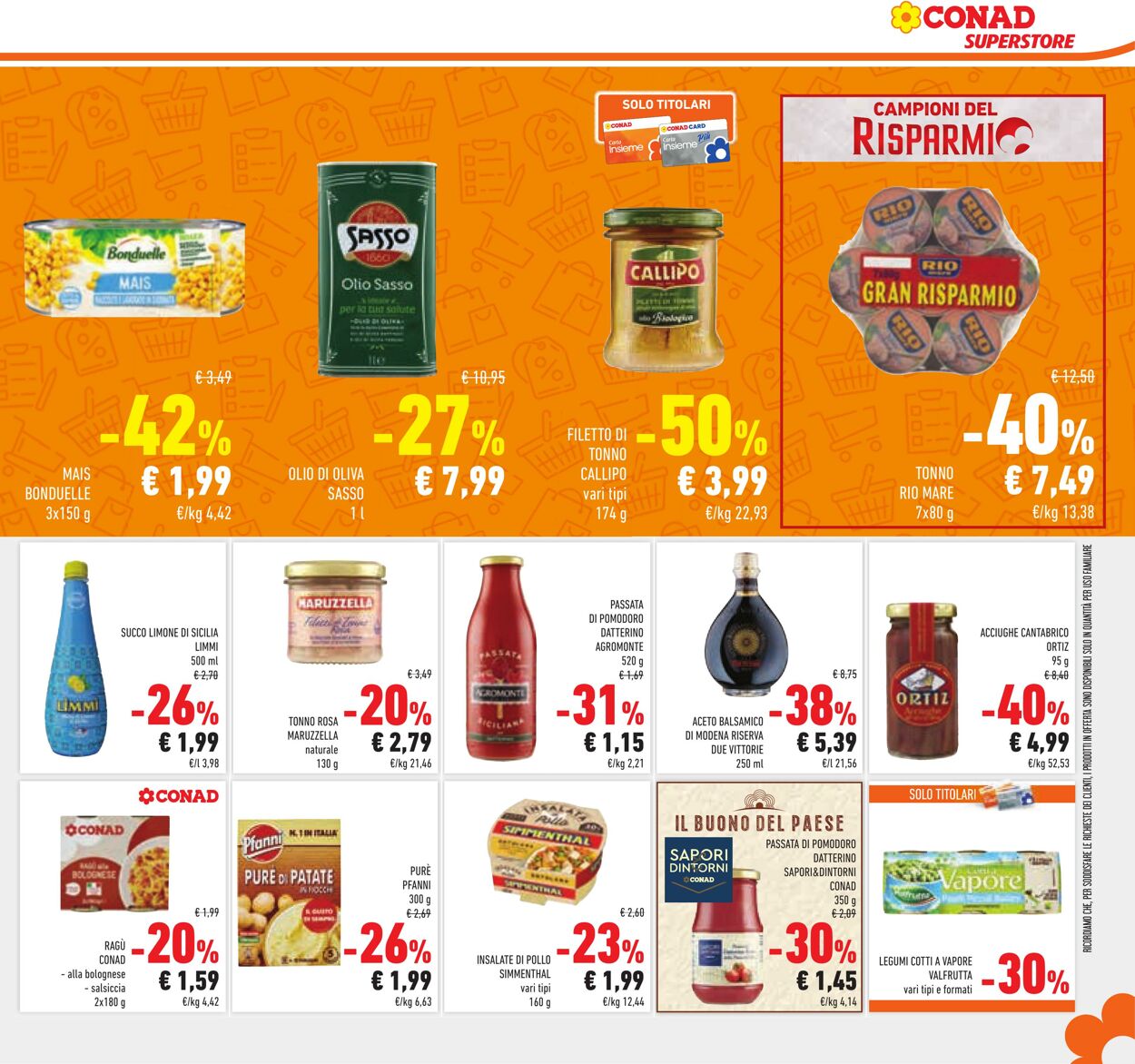 Volantino Conad 18.09.2024 - 01.10.2024