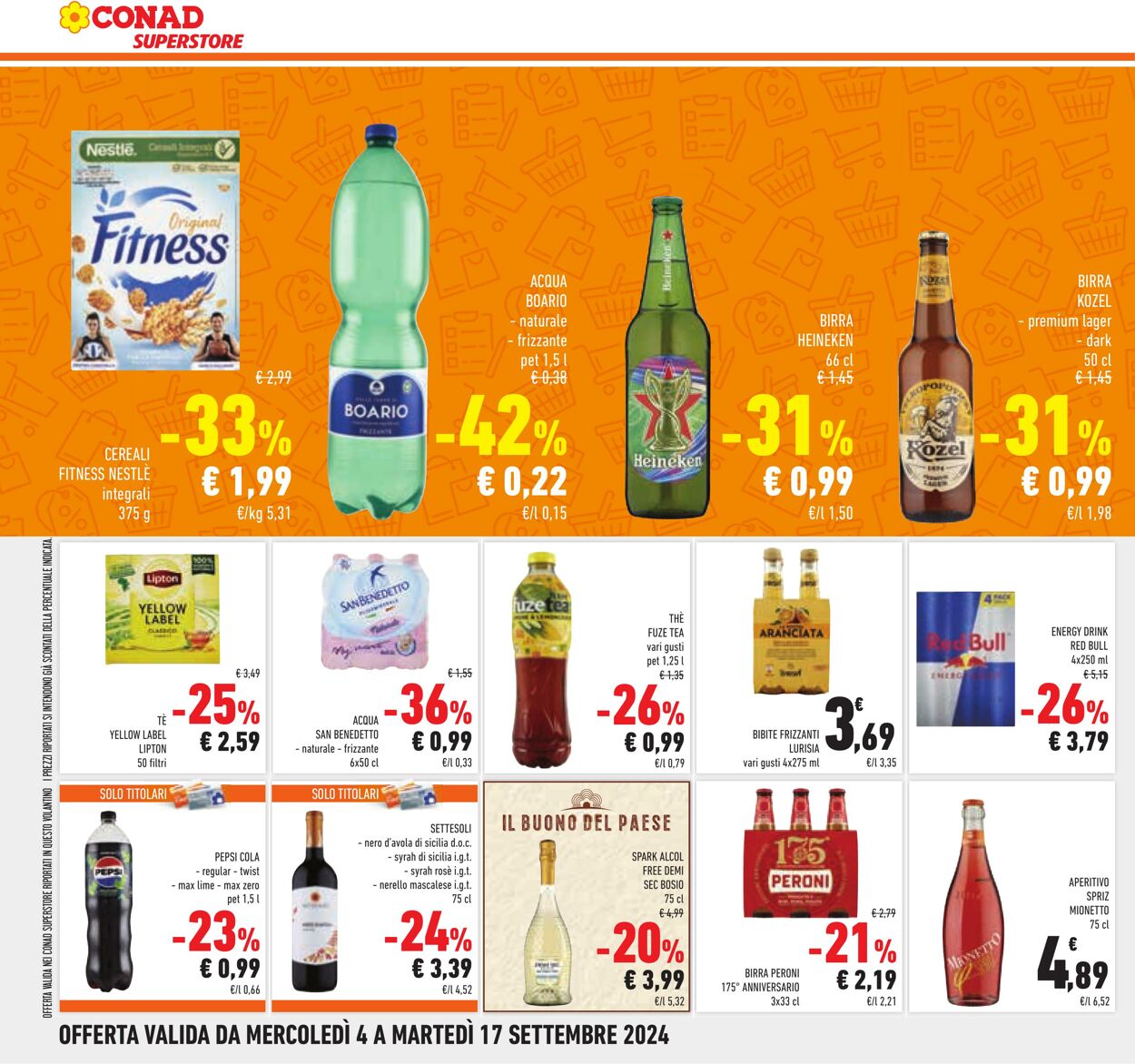 Volantino Conad 18.09.2024 - 01.10.2024