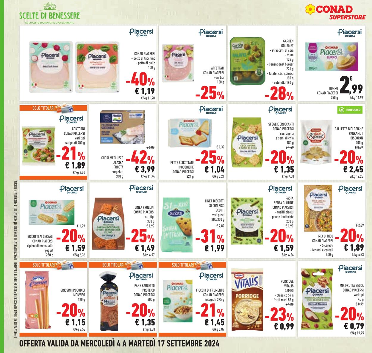 Volantino Conad 18.09.2024 - 01.10.2024