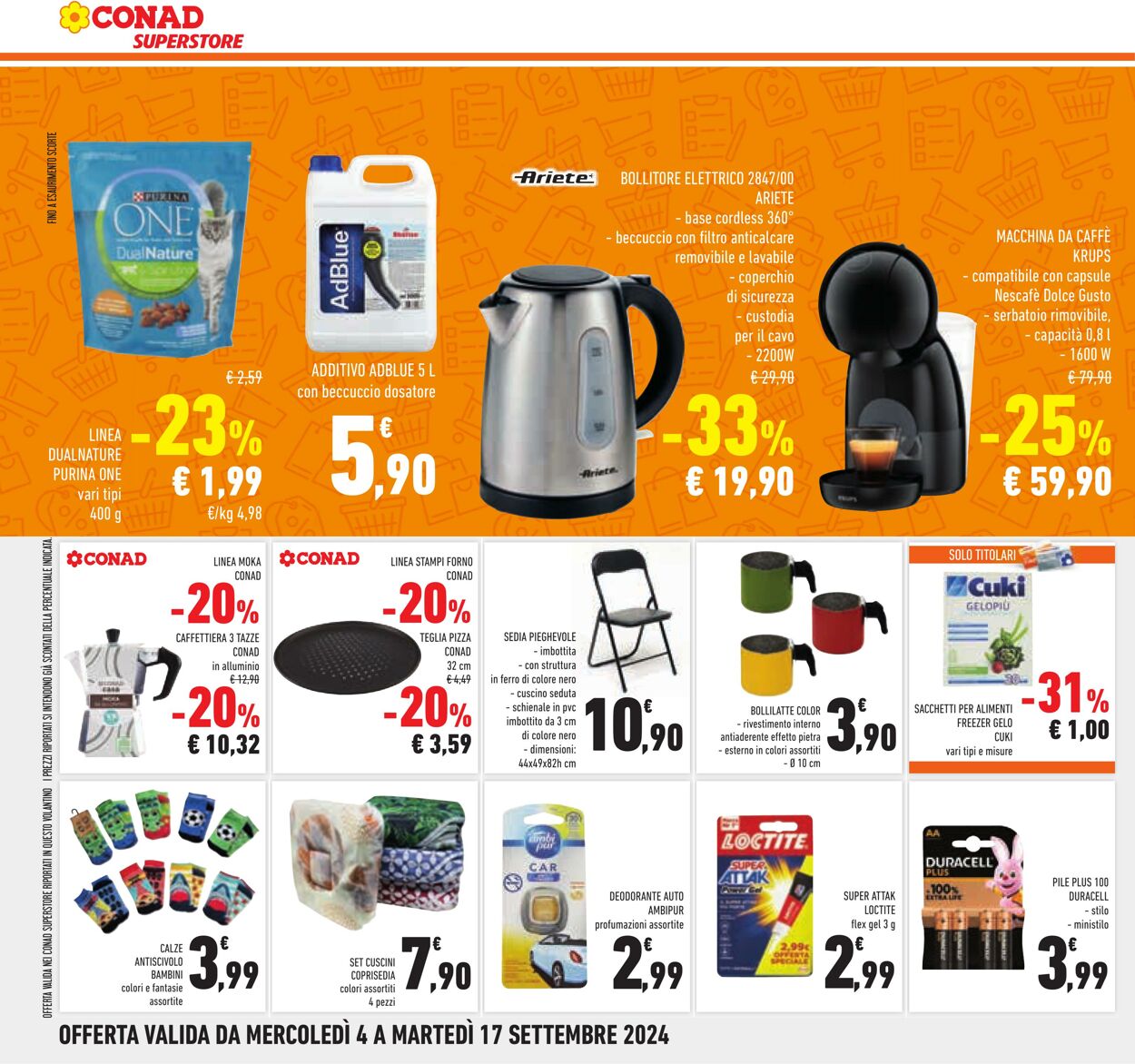 Volantino Conad 18.09.2024 - 01.10.2024