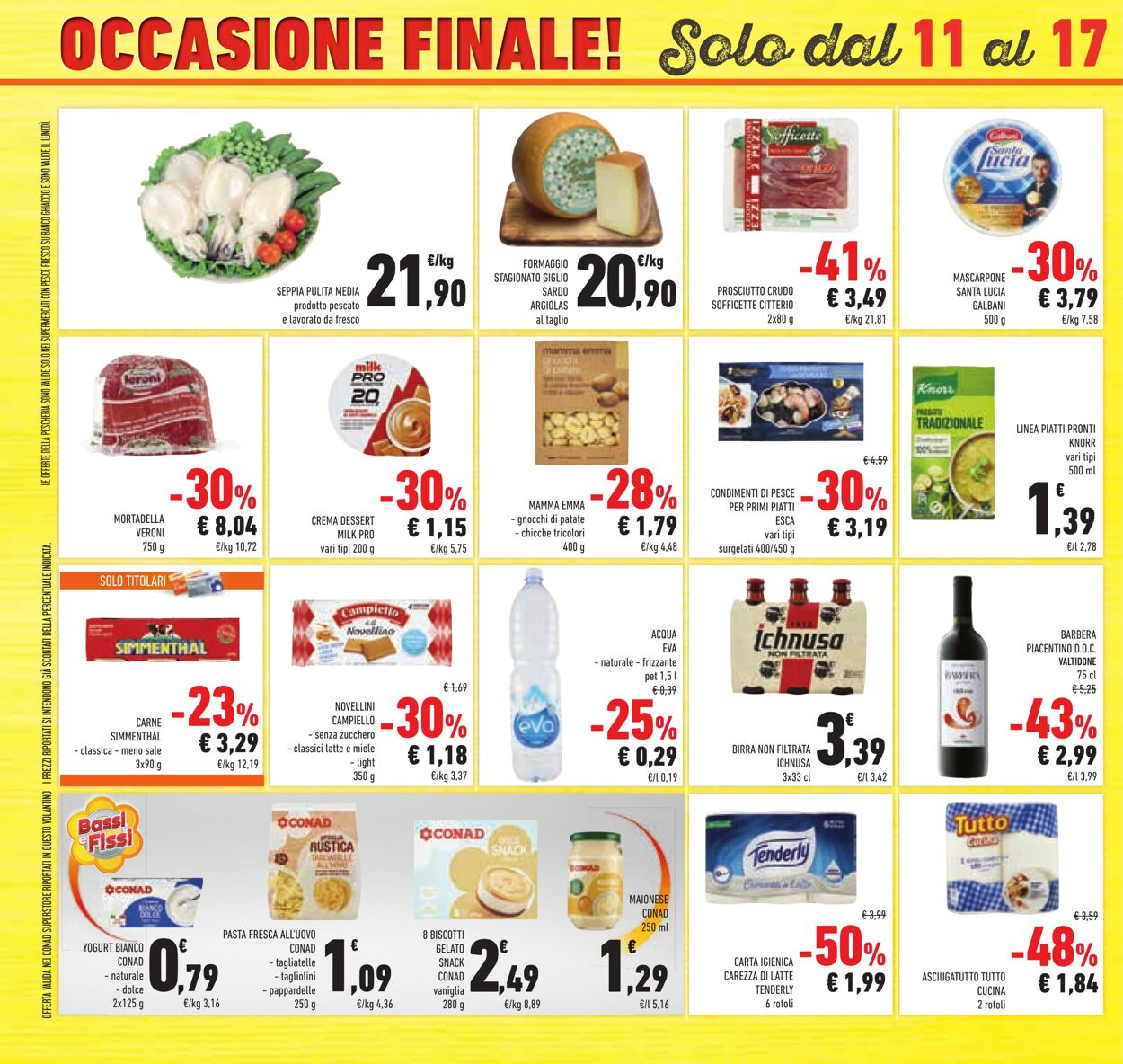 Volantino Conad 18.09.2024 - 01.10.2024