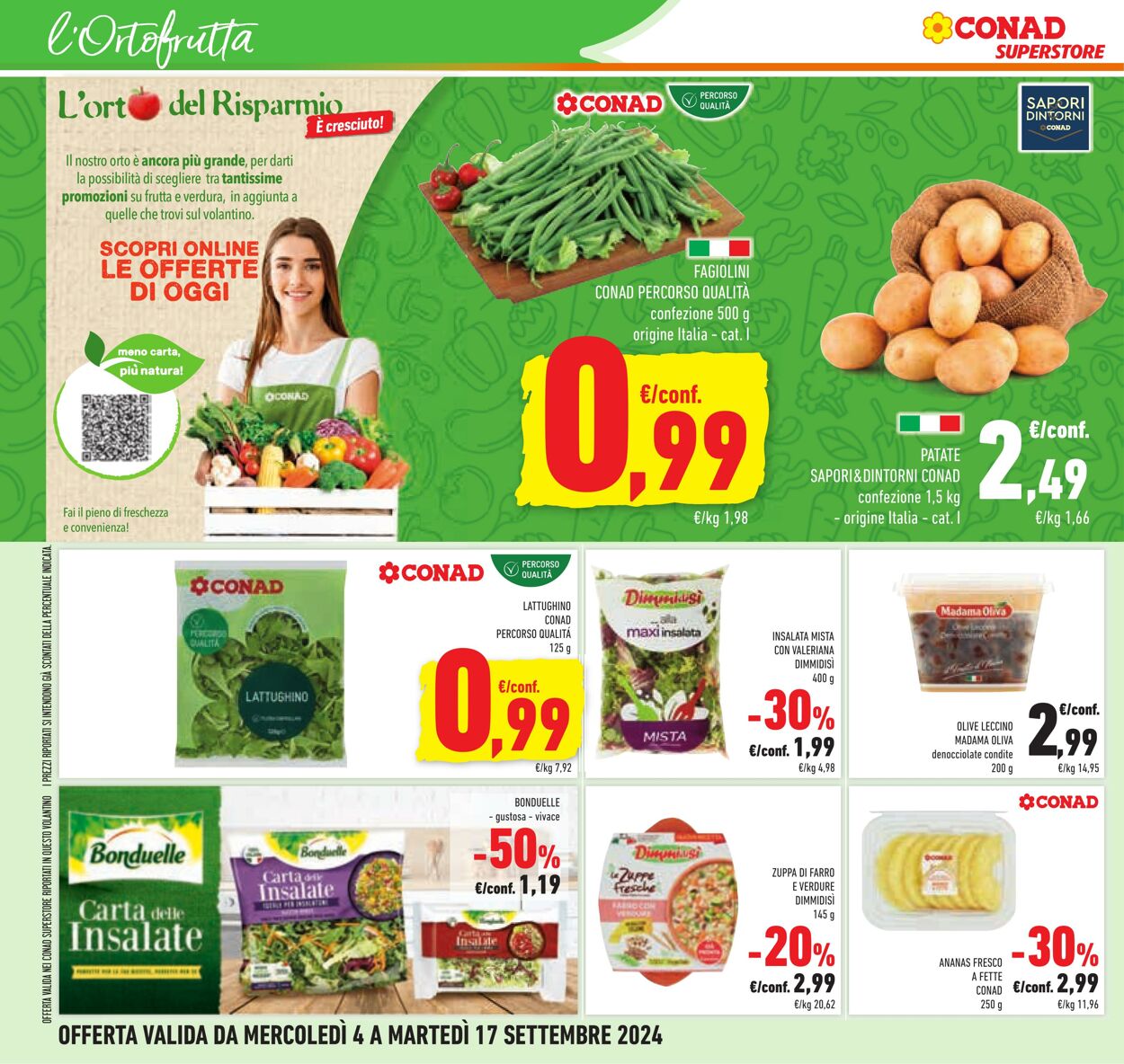 Volantino Conad 18.09.2024 - 01.10.2024