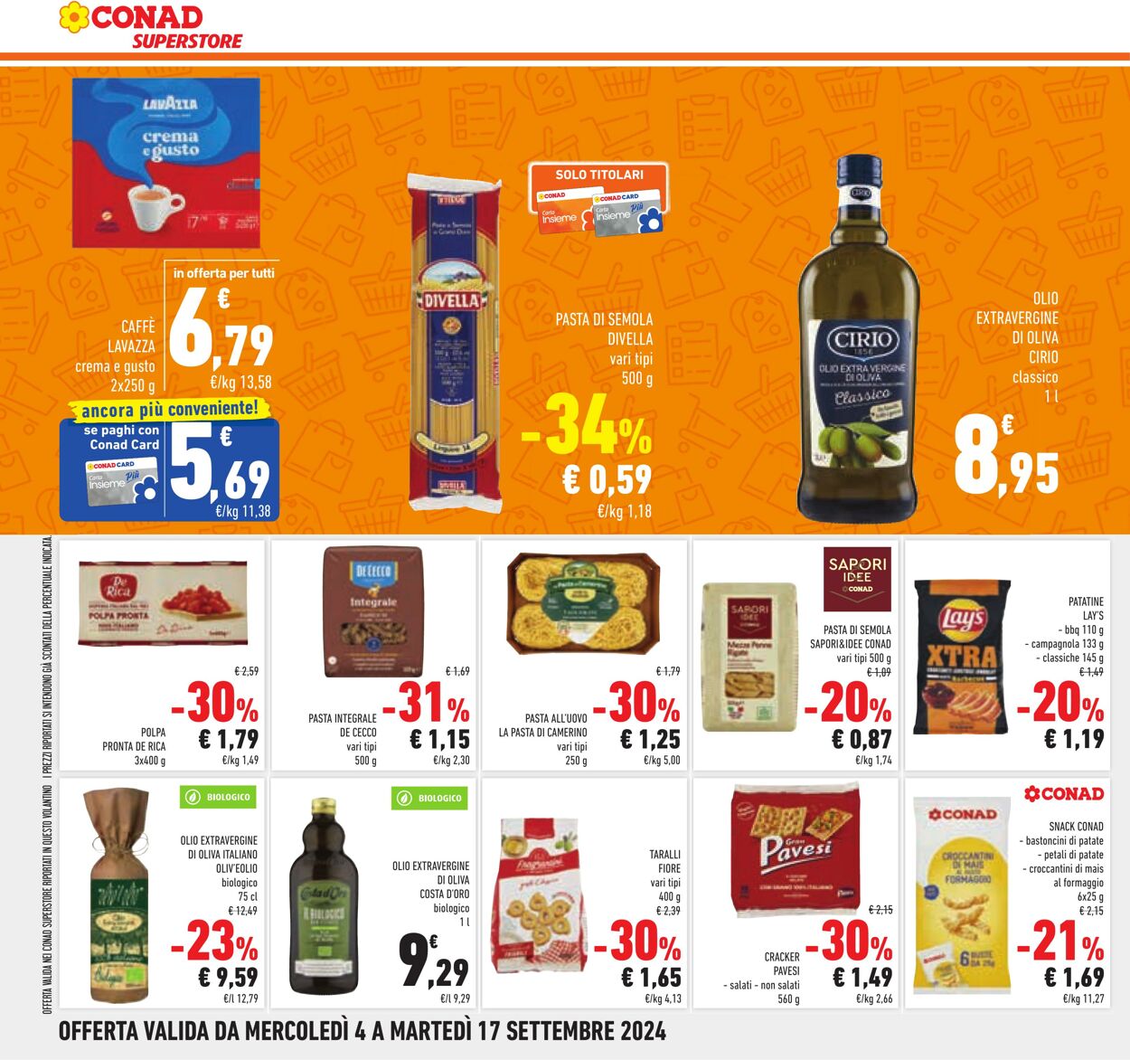 Volantino Conad 18.09.2024 - 01.10.2024