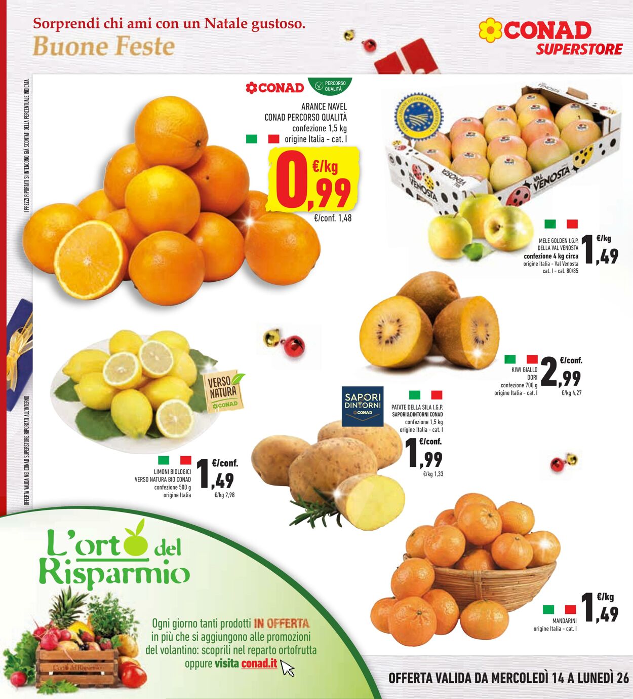 Volantino Conad 14.12.2022 - 26.12.2022