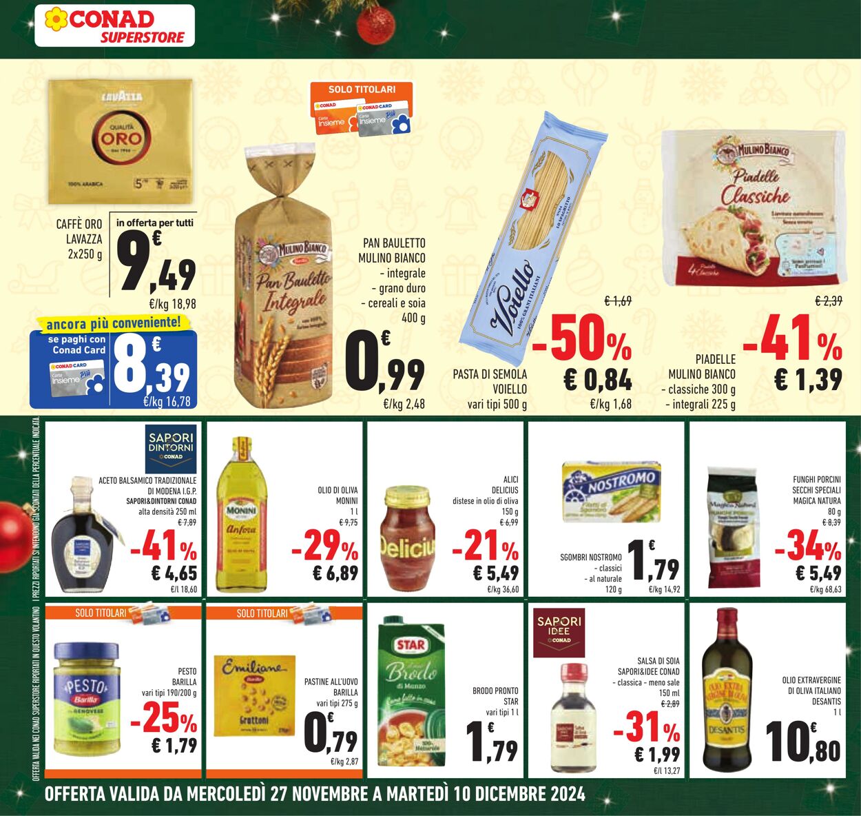 Volantino Conad 11.11.2024 - 26.12.2024