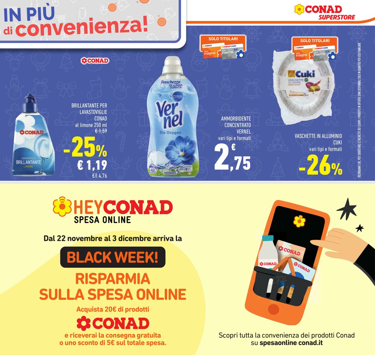 Volantino Conad 11.11.2024 - 26.12.2024