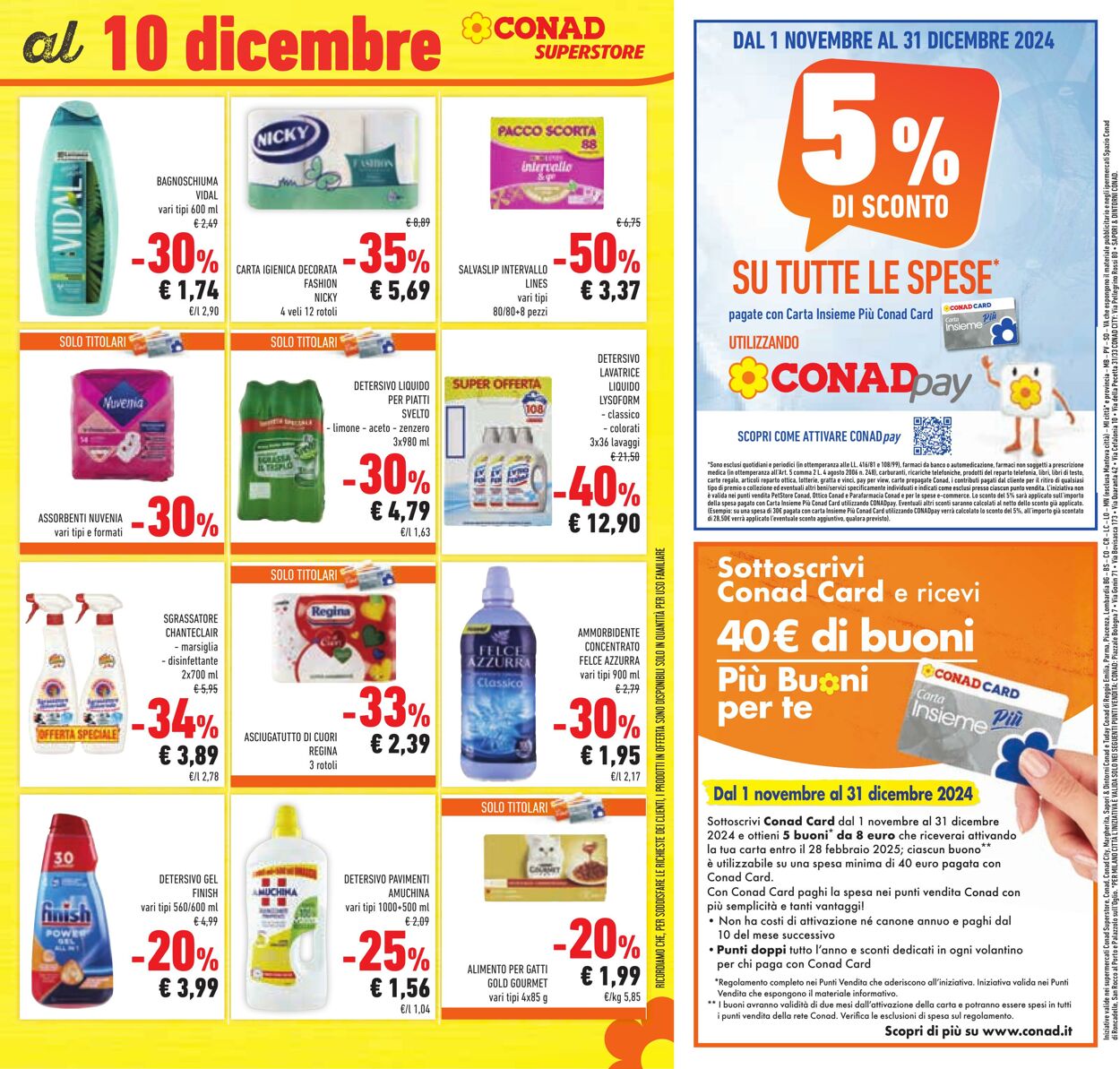 Volantino Conad 11.11.2024 - 26.12.2024