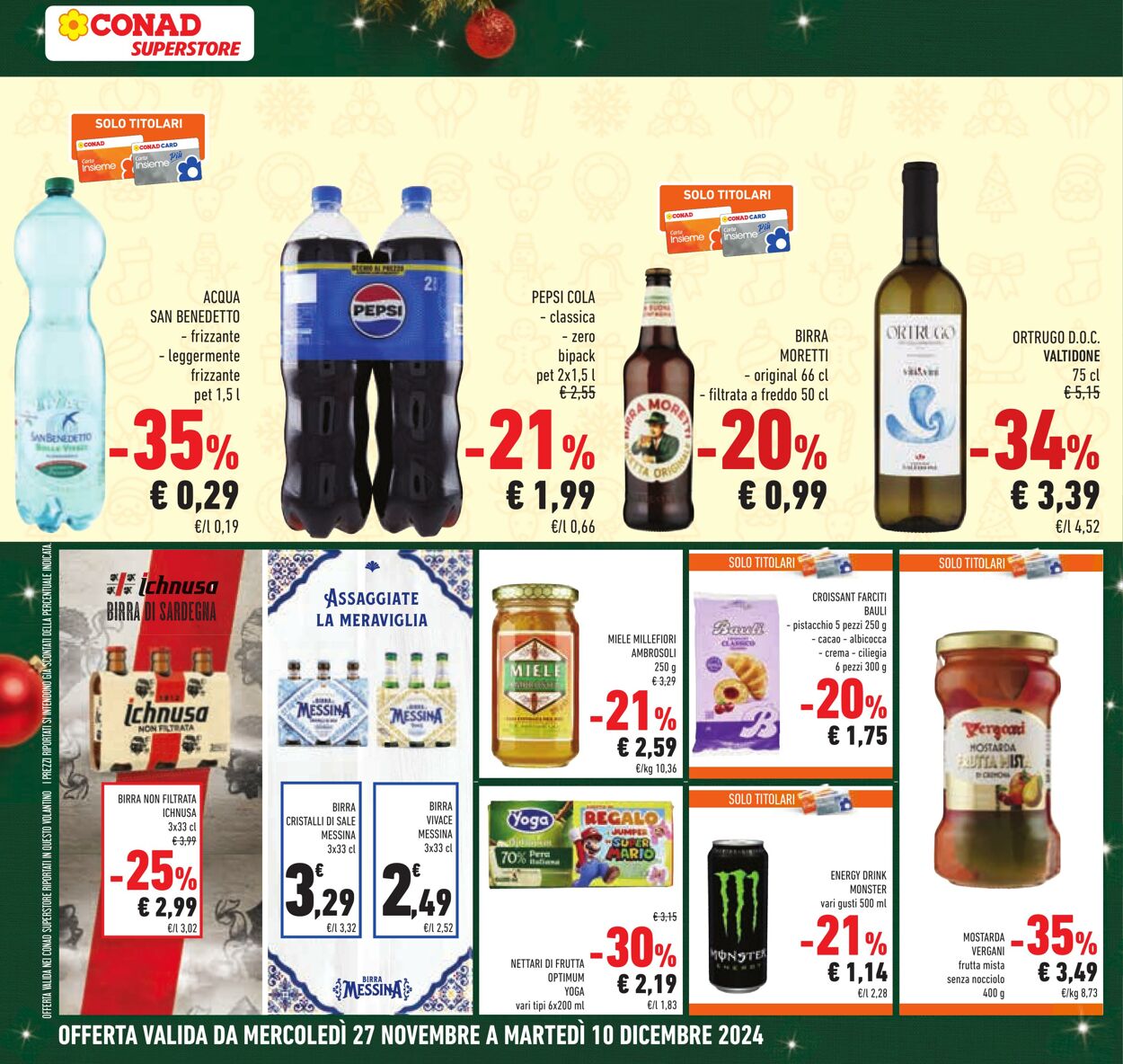 Volantino Conad 11.11.2024 - 26.12.2024