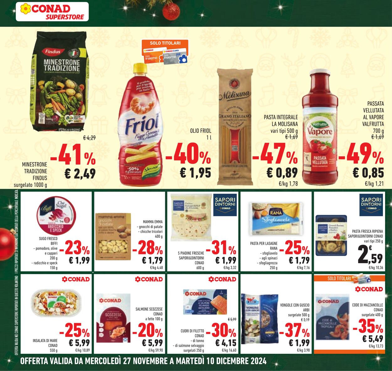 Volantino Conad 11.11.2024 - 26.12.2024