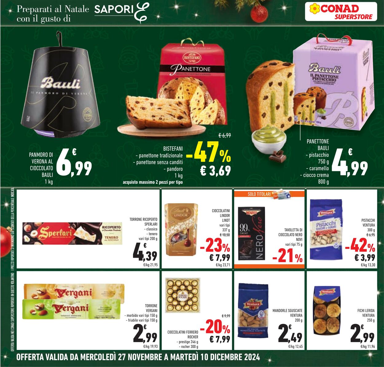 Volantino Conad 11.11.2024 - 26.12.2024