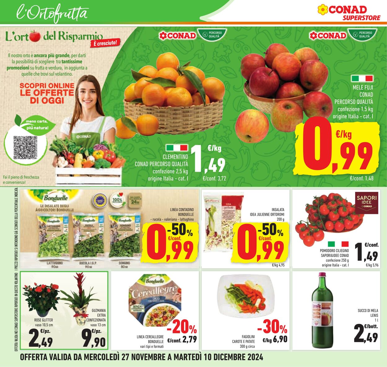 Volantino Conad 11.11.2024 - 26.12.2024