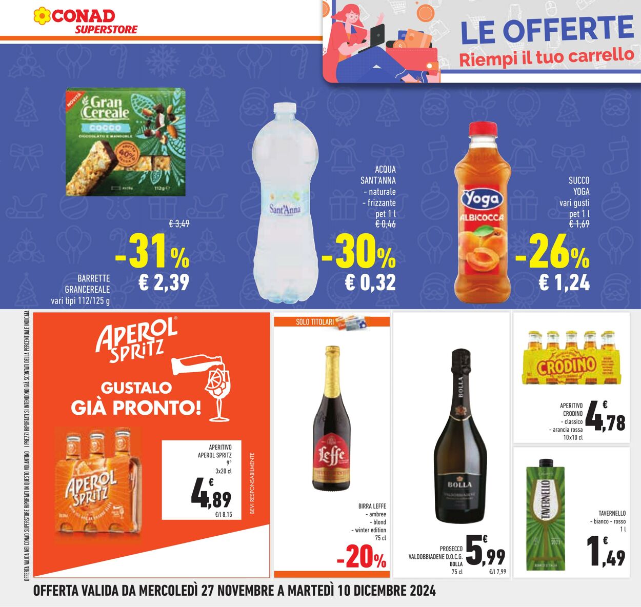 Volantino Conad 11.11.2024 - 26.12.2024