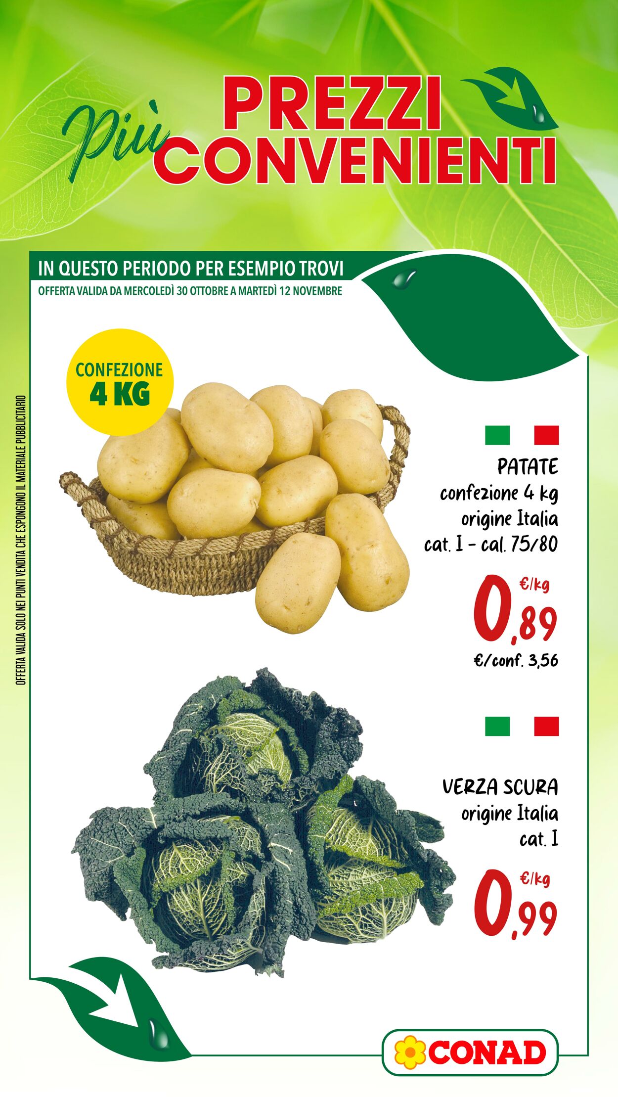 Volantino Conad 29.10.2024 - 12.11.2024