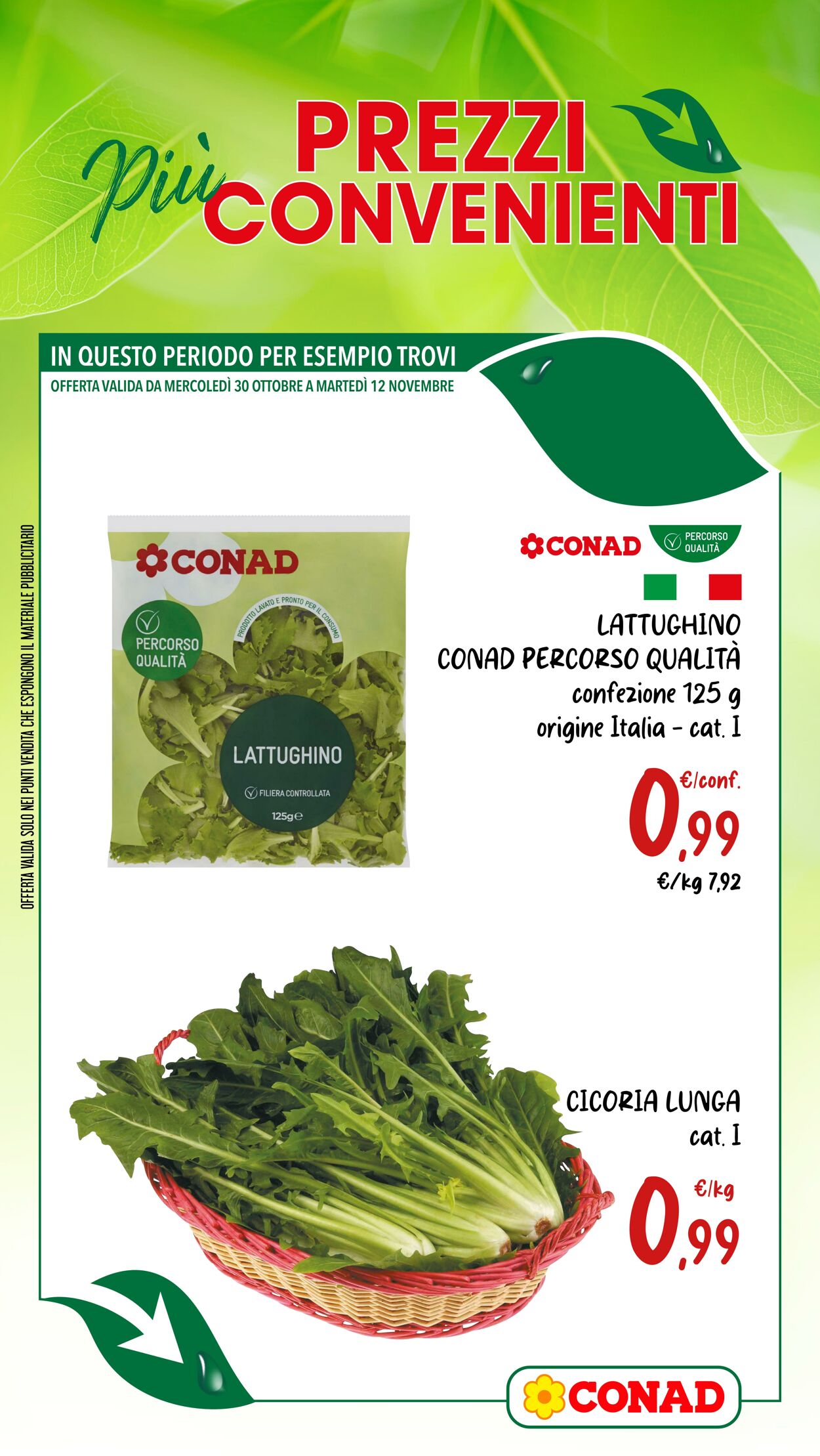 Volantino Conad 29.10.2024 - 12.11.2024