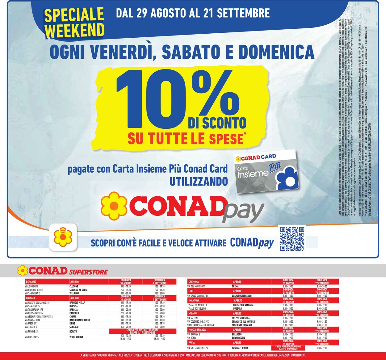 Volantino Conad 22.08.2025 - 22.08.2025