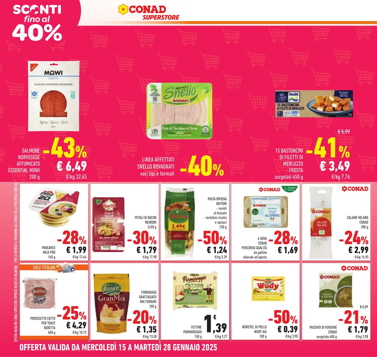 Volantino Conad 15.01.2025 - 28.01.2025