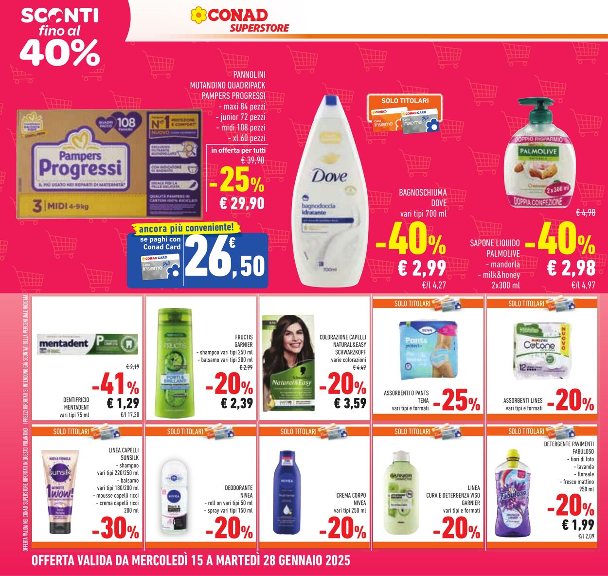 Volantino Conad 15.01.2025 - 28.01.2025