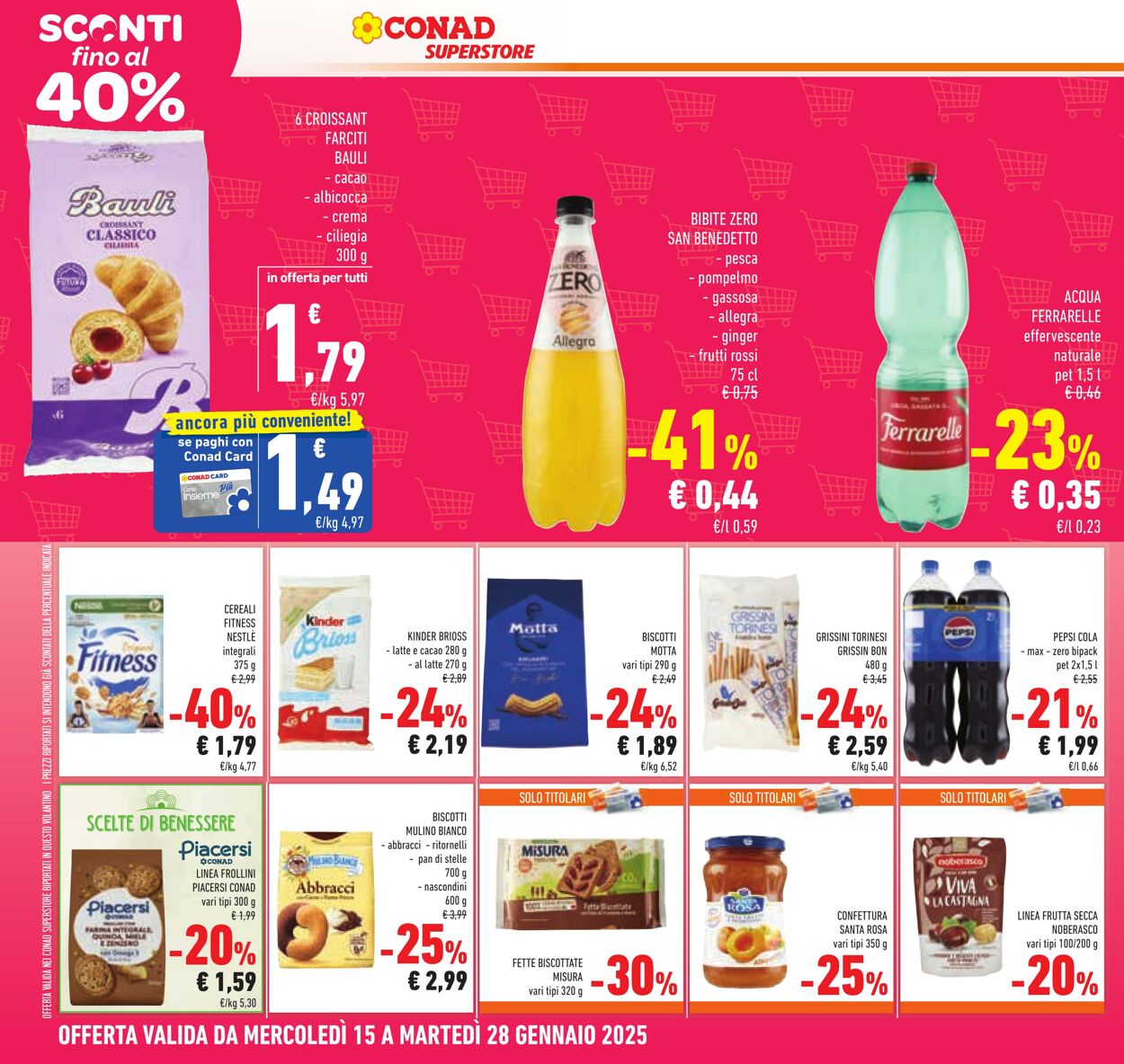 Volantino Conad 15.01.2025 - 28.01.2025