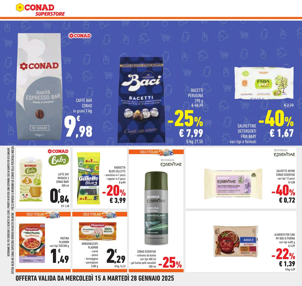 Volantino Conad 15.01.2025 - 28.01.2025