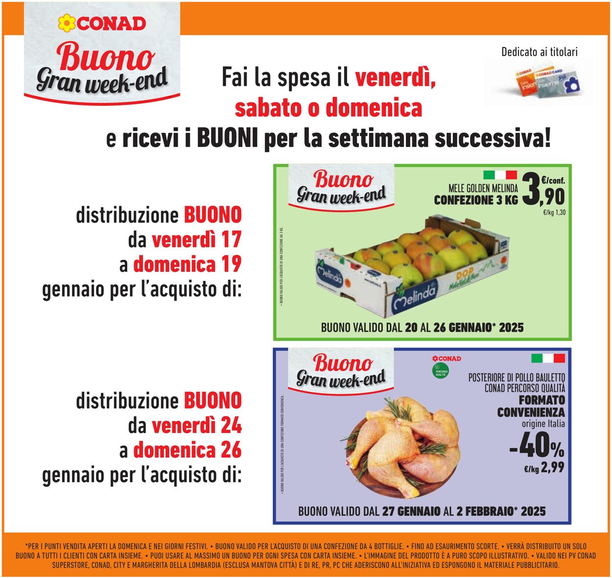 Volantino Conad 15.01.2025 - 28.01.2025