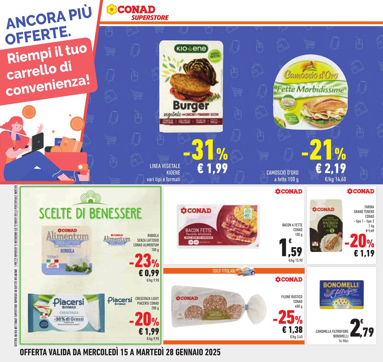 Volantino Conad 15.01.2025 - 28.01.2025