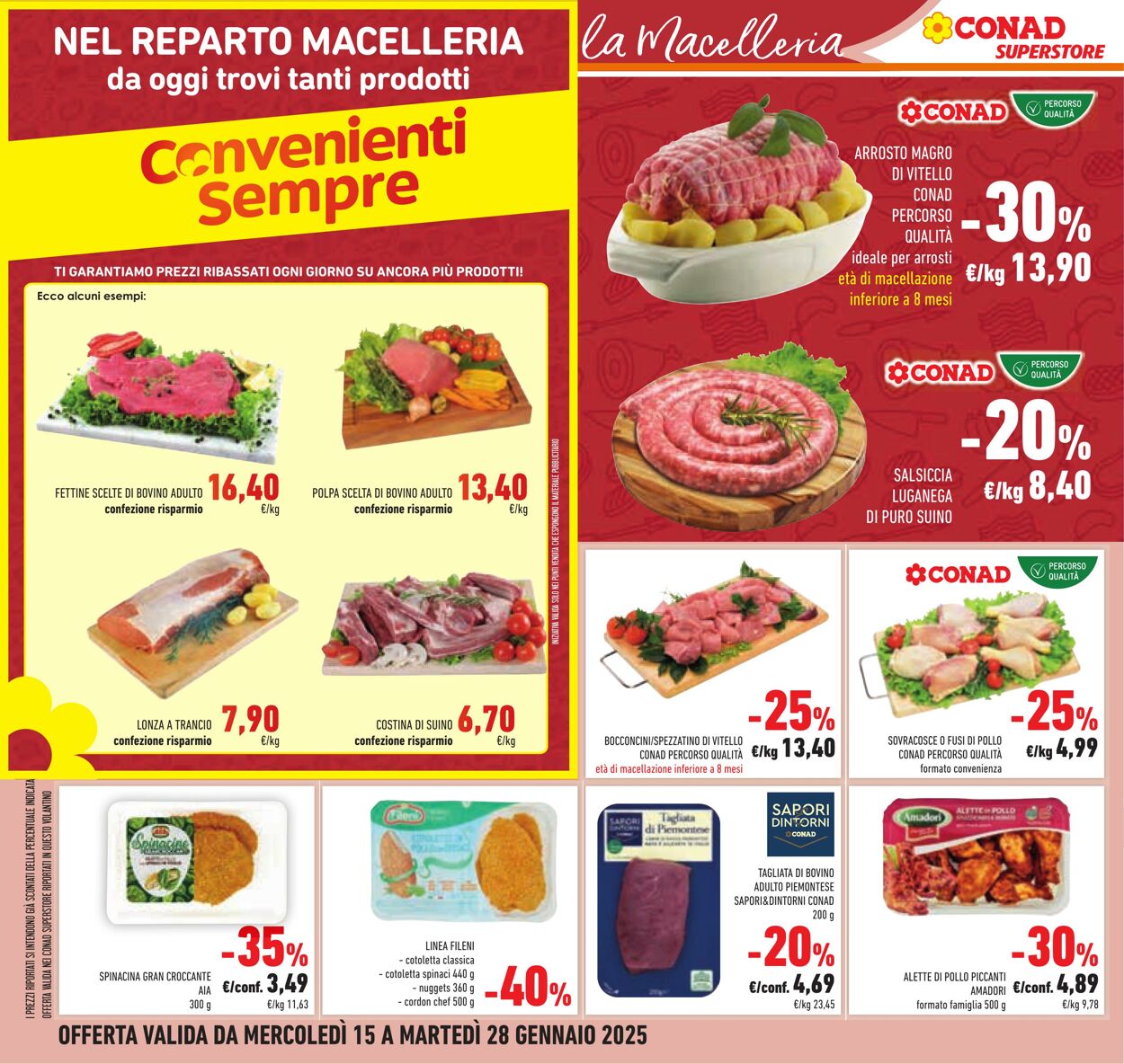 Volantino Conad 15.01.2025 - 28.01.2025