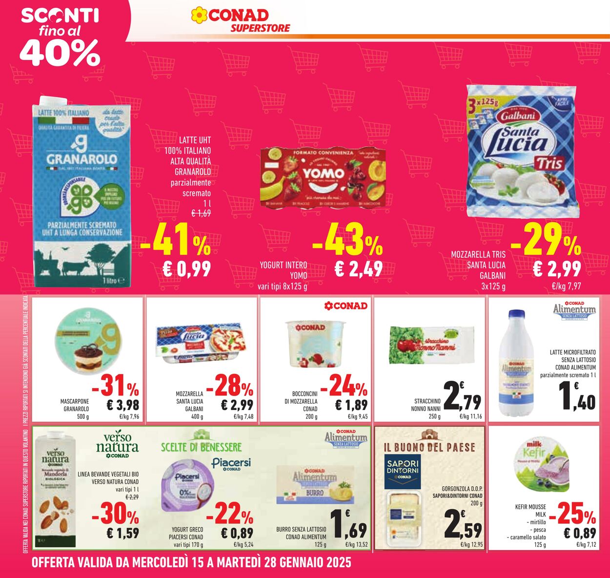 Volantino Conad 15.01.2025 - 28.01.2025