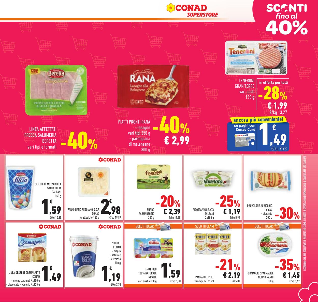 Volantino Conad 15.01.2025 - 28.01.2025