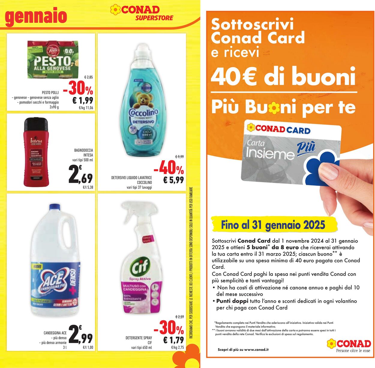 Volantino Conad 15.01.2025 - 28.01.2025