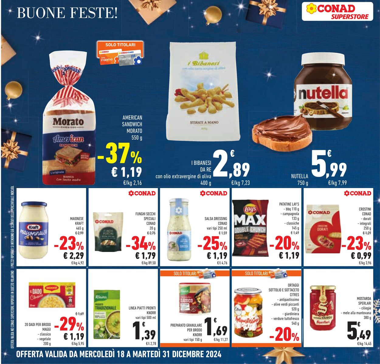 Volantino Conad 07.12.2024 - 14.01.2025