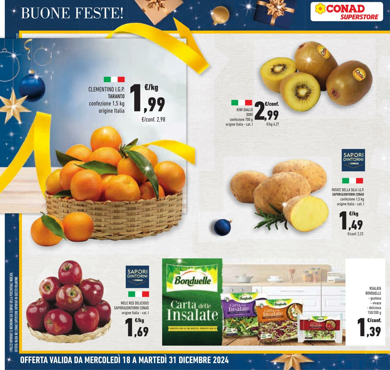 Volantino Conad 07.12.2024 - 14.01.2025