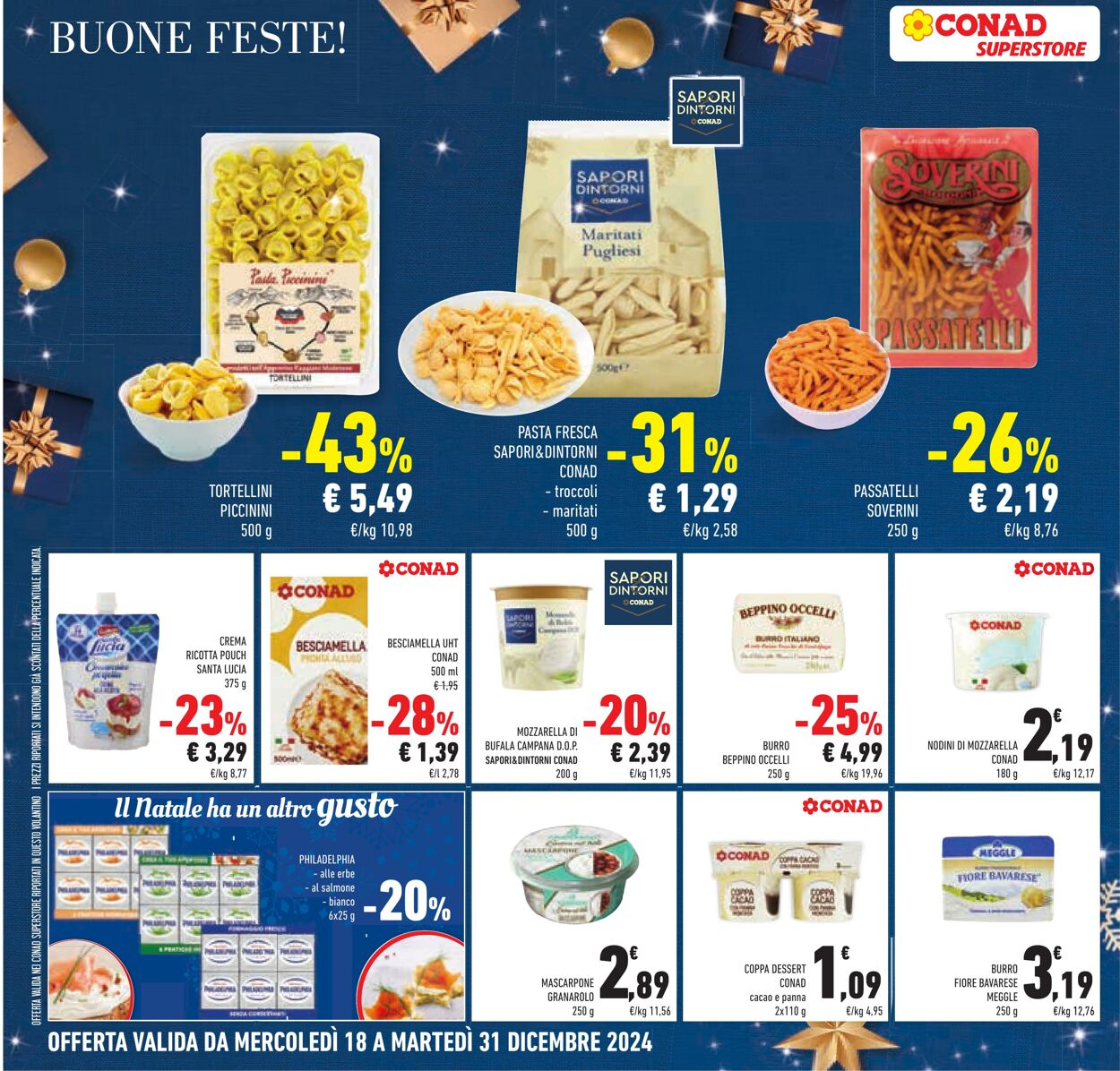 Volantino Conad 07.12.2024 - 14.01.2025