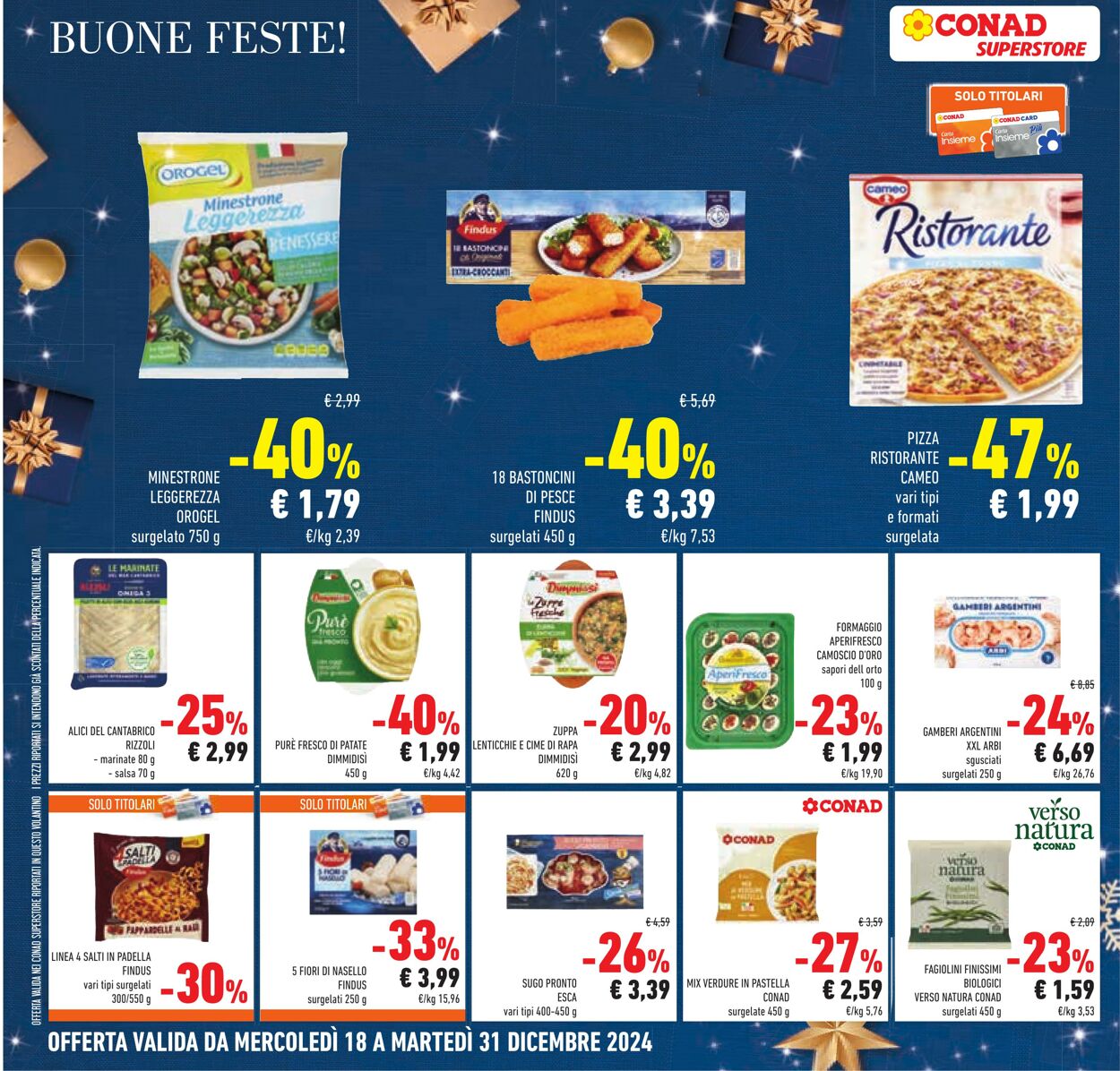 Volantino Conad 07.12.2024 - 14.01.2025