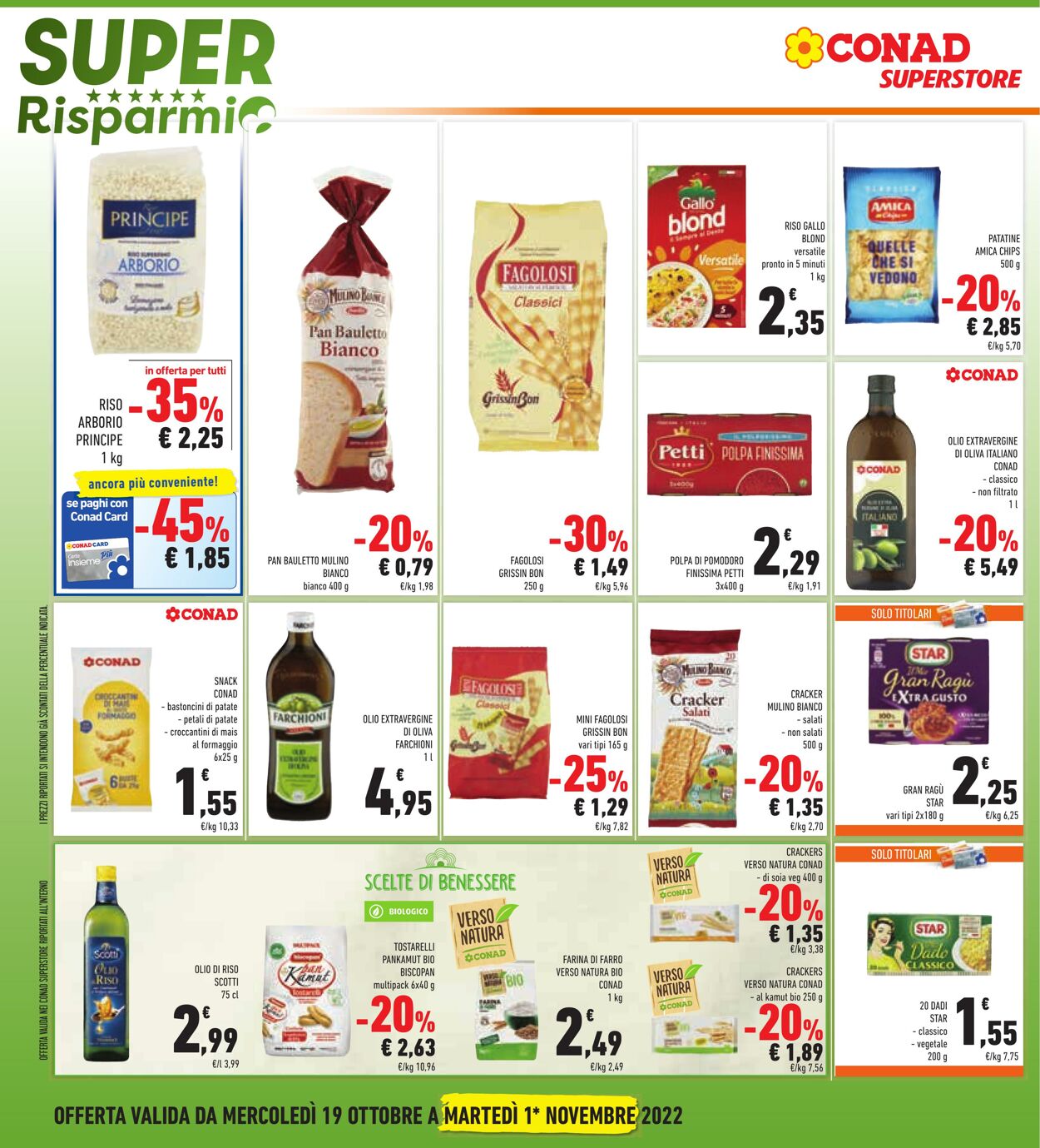 Volantino Conad 19.10.2022 - 01.11.2022