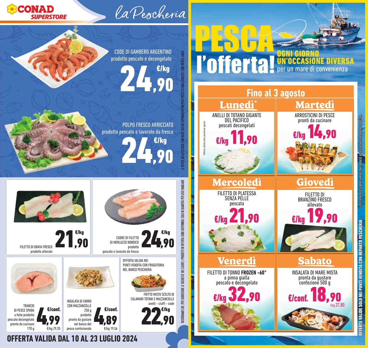 Volantino Conad 24.07.2024 - 06.08.2024